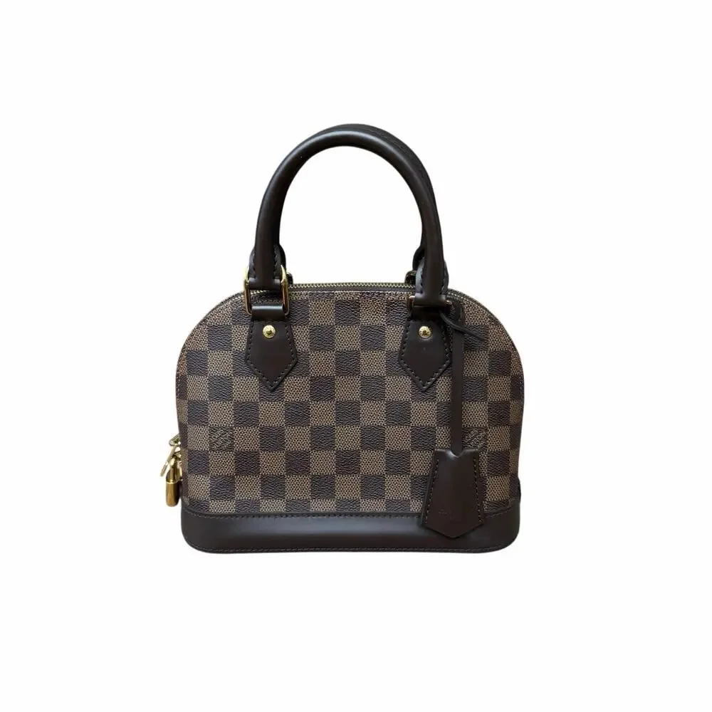 Louis Vuitton Damier Ebene Alma Handbag
